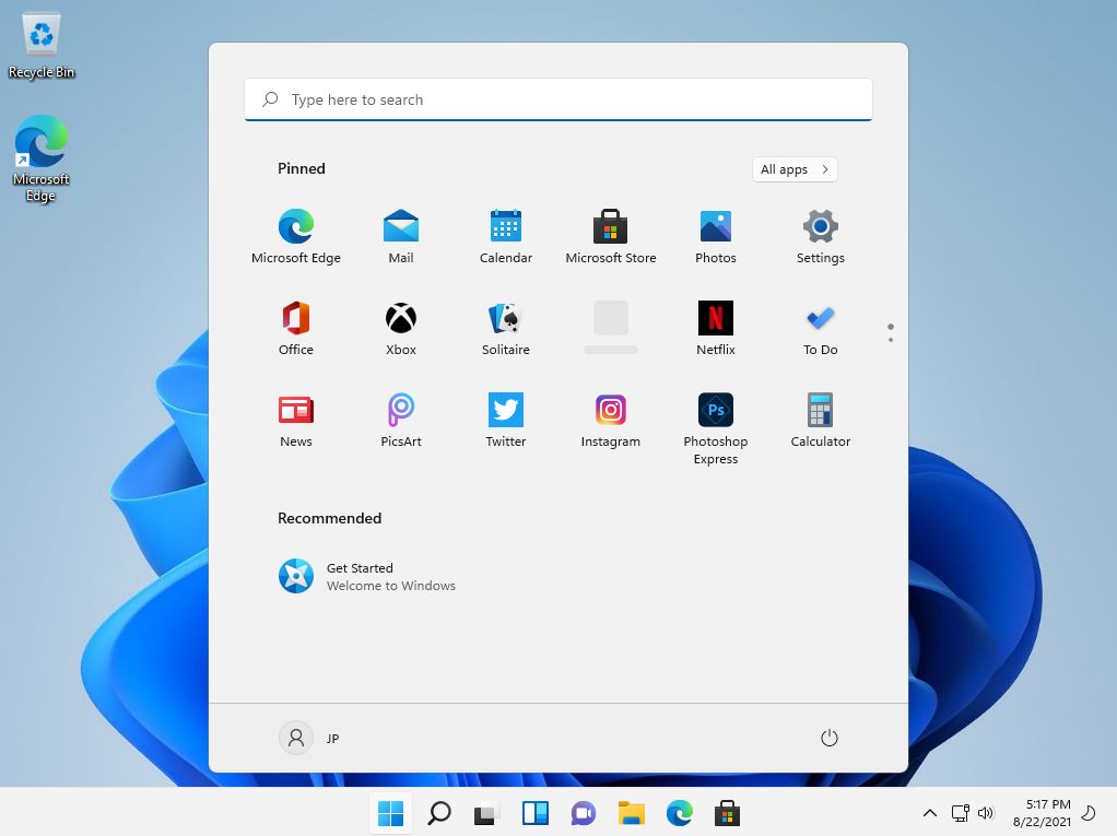 Робочий стіл Windows 11