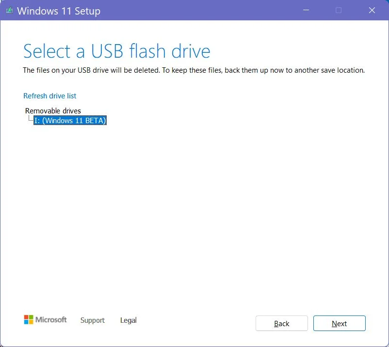 Вибір USB-накопичувача